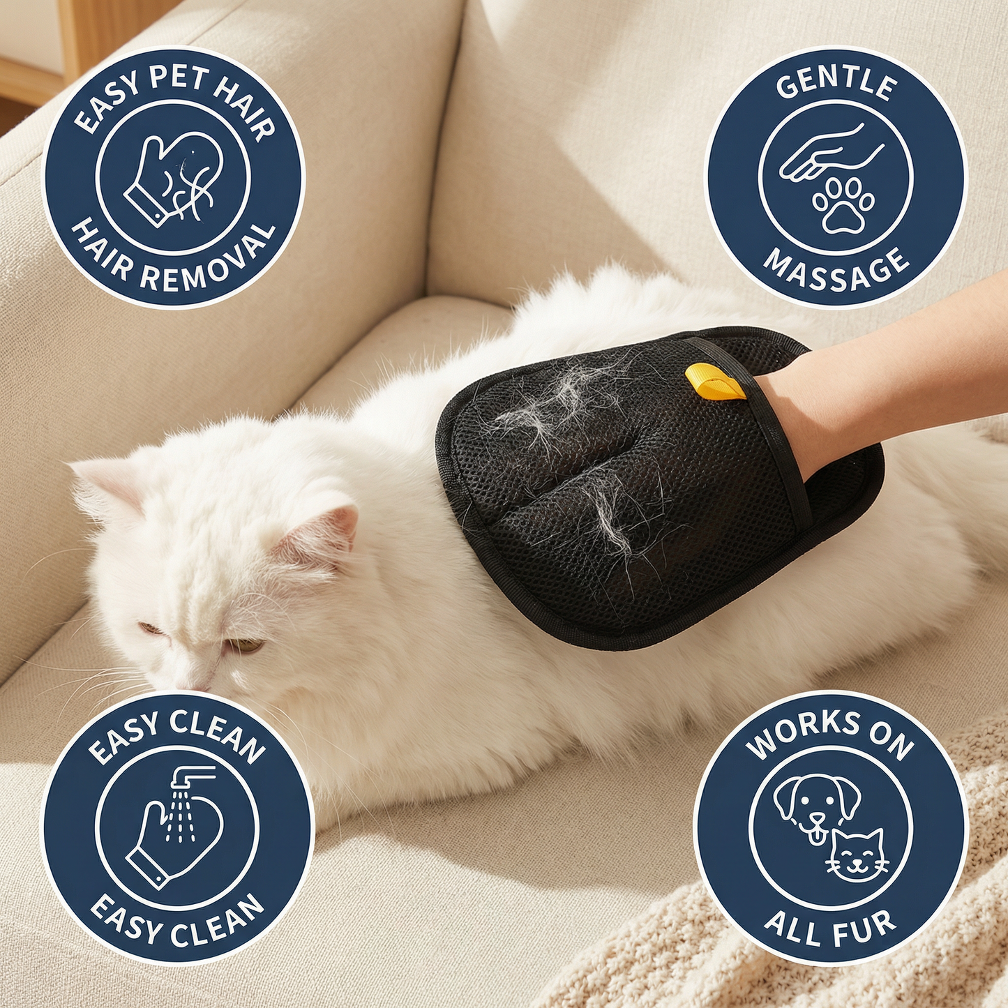 Practical Hair Removal Glove