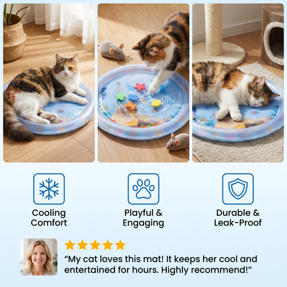 Cooling Play Water Bed for Cats 2.0